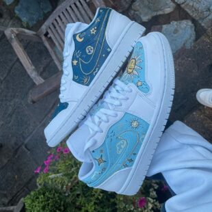 Moon Stars and Sun Custom Air Jordan 1