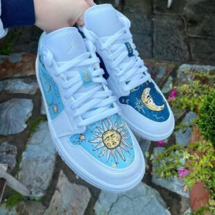 moon stars and sun custom air jordan 1a